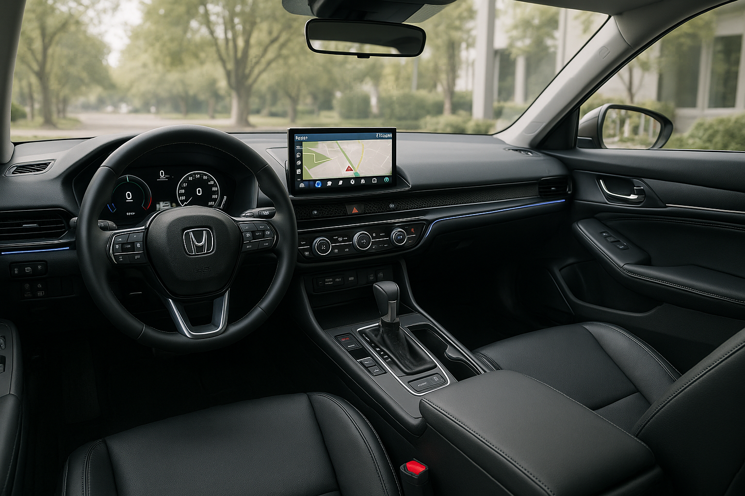 2026 Honda Accord Touring leather cockpit