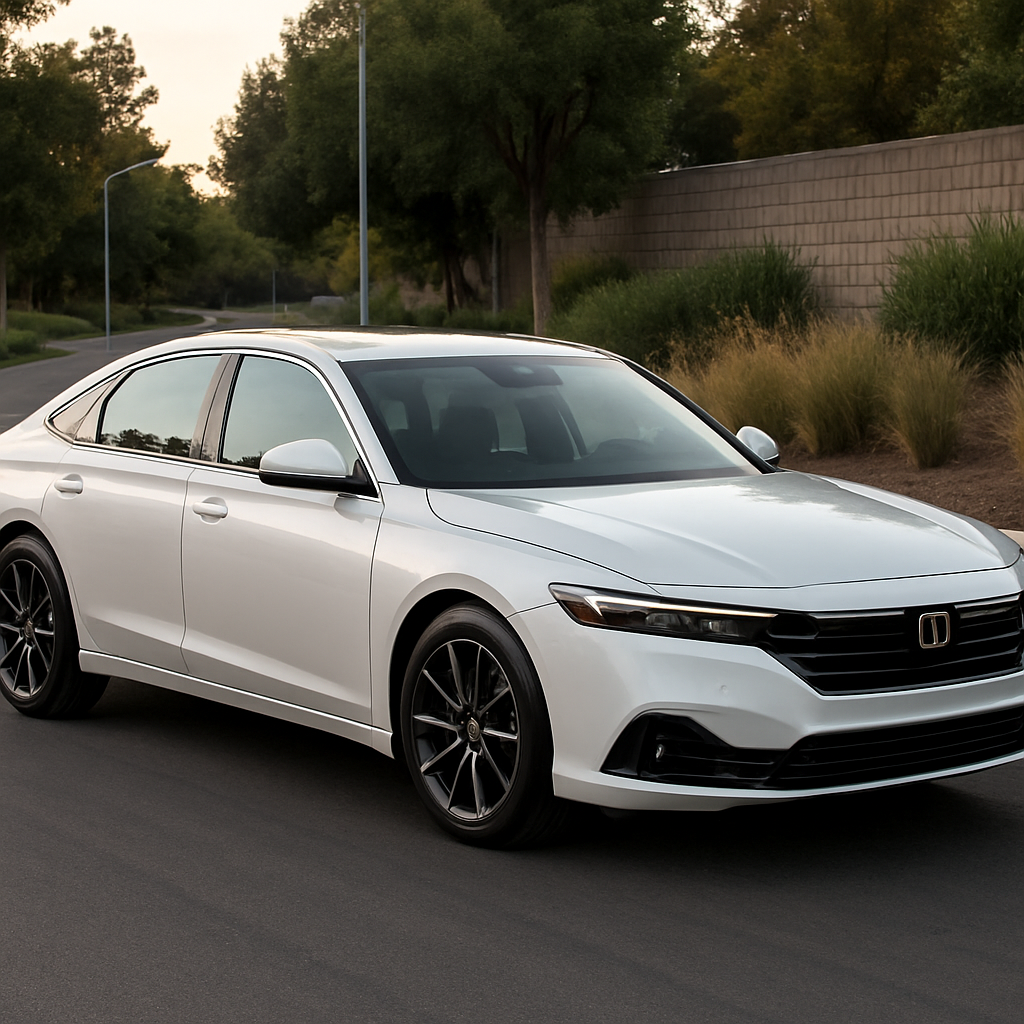2026 Honda Accord Touring — Platinum White Pearl