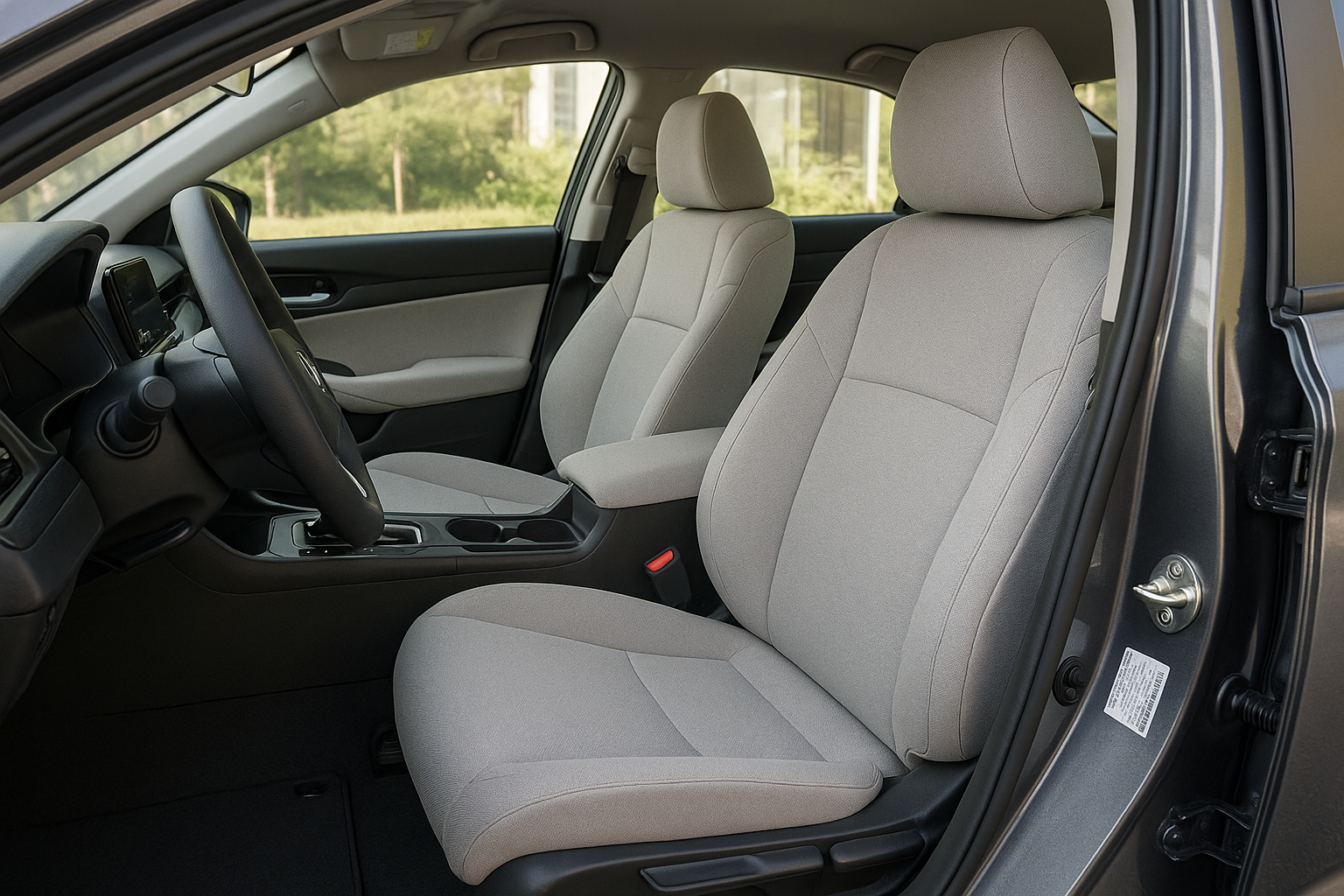 2026 Honda Accord LX gray cloth front seats